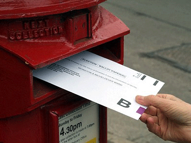 Build up blog: With weeks to go campaigners are getting out their postal vote letters