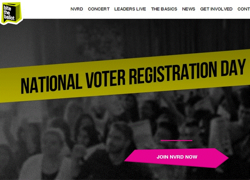 National Voter Registration Day Thursday 5th Feb