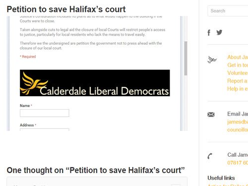 Build Up Blog: Putting an on-line petition on your MyCouncillor site