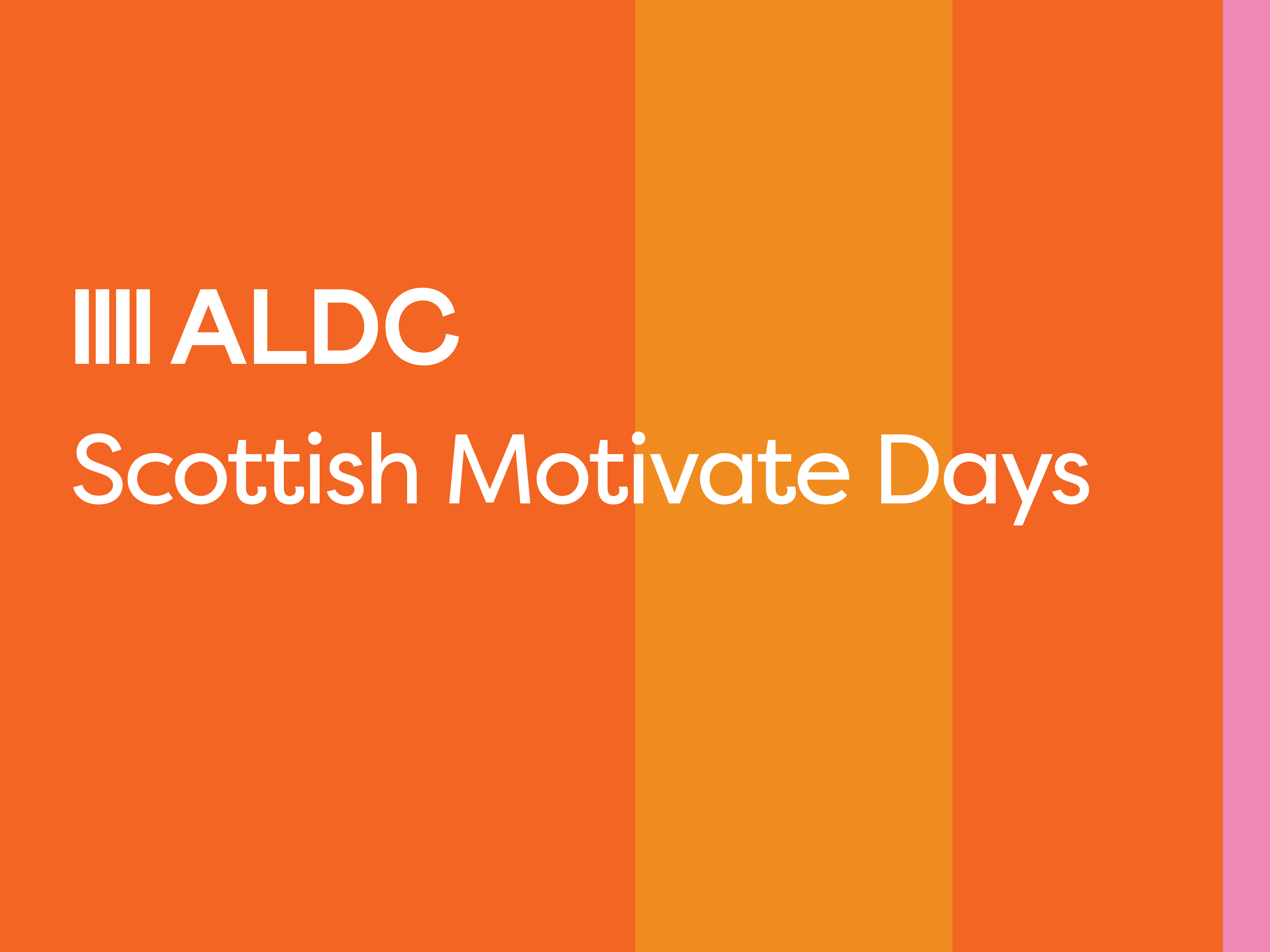 Scottish Motivate Day – Highlands – Sat 25 September 2021