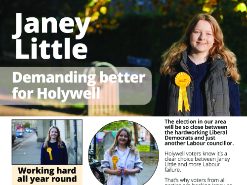Leaflet of the Week – Holywell, Oxford – 16/3/22