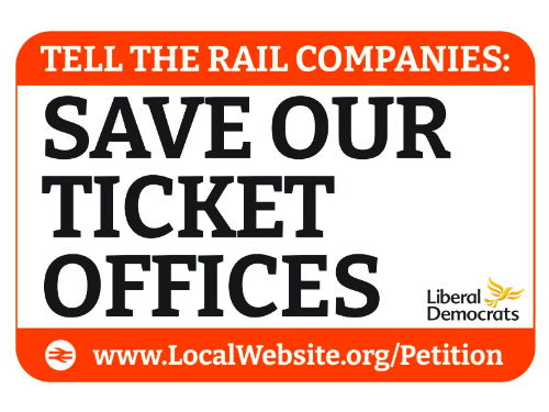 Lib Dem HQ: Rail Ticket Office Pack