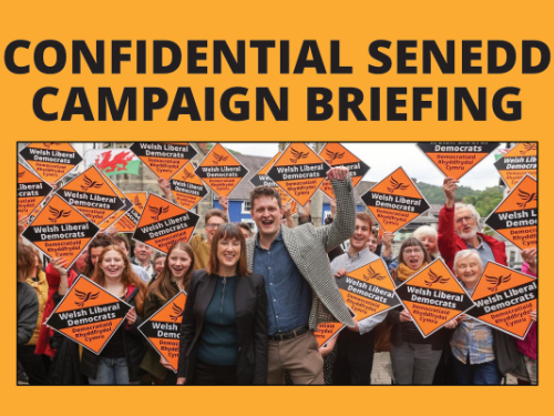 REMINDER: Confidential Senedd Election Briefing with Jane Dodds