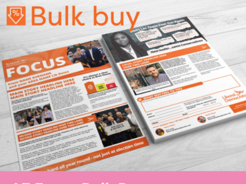 A3 / A4 Focus Leaflet Bulk Buy