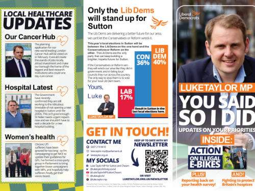 Leaflet of the Week 09/01/26 – Sutton and Cheam