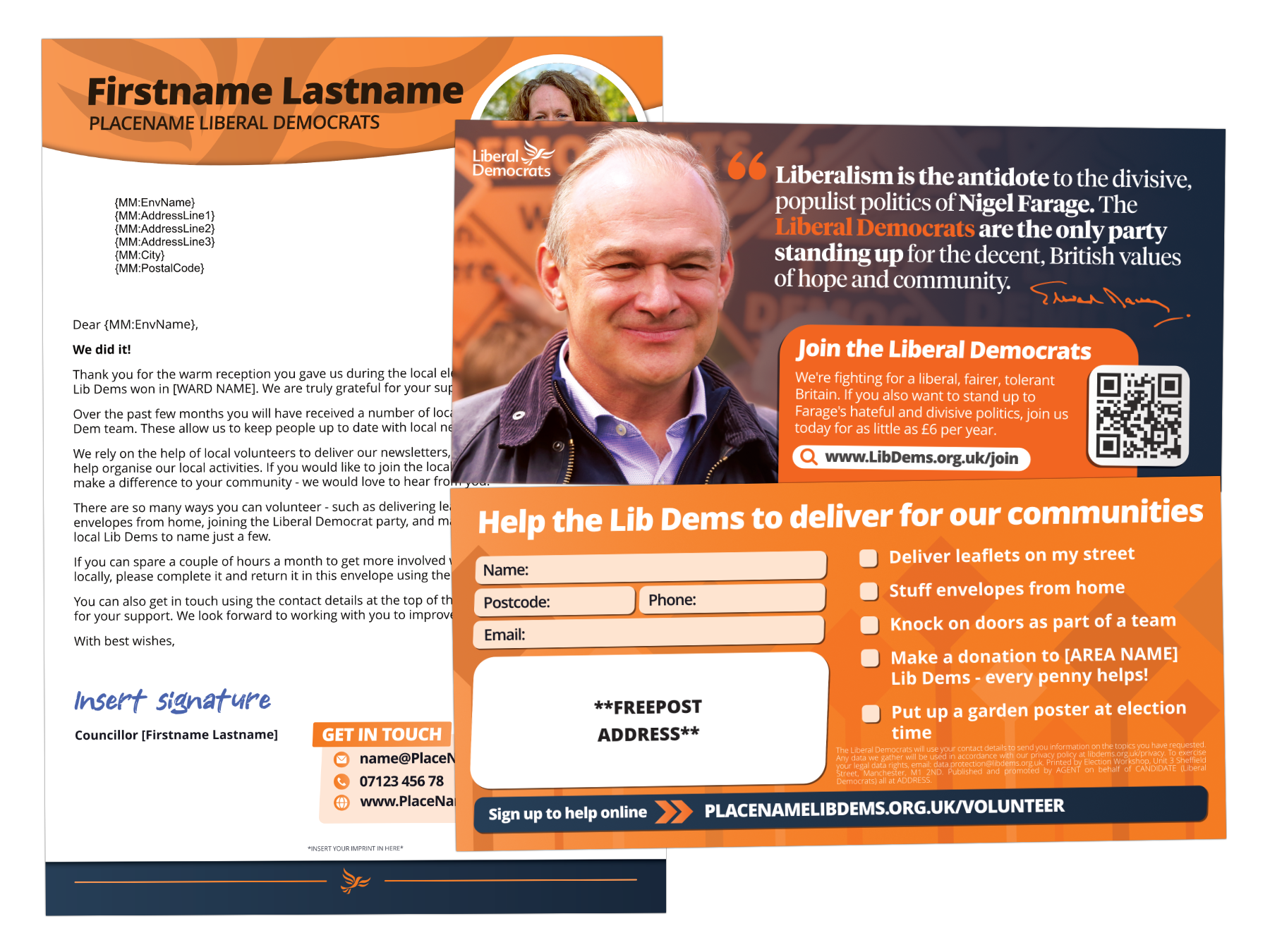 Volunteer Recruitment Mailing Bulk Buy