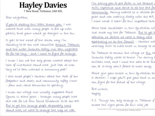 Leaflet of the Week 01/07/26 – Powys