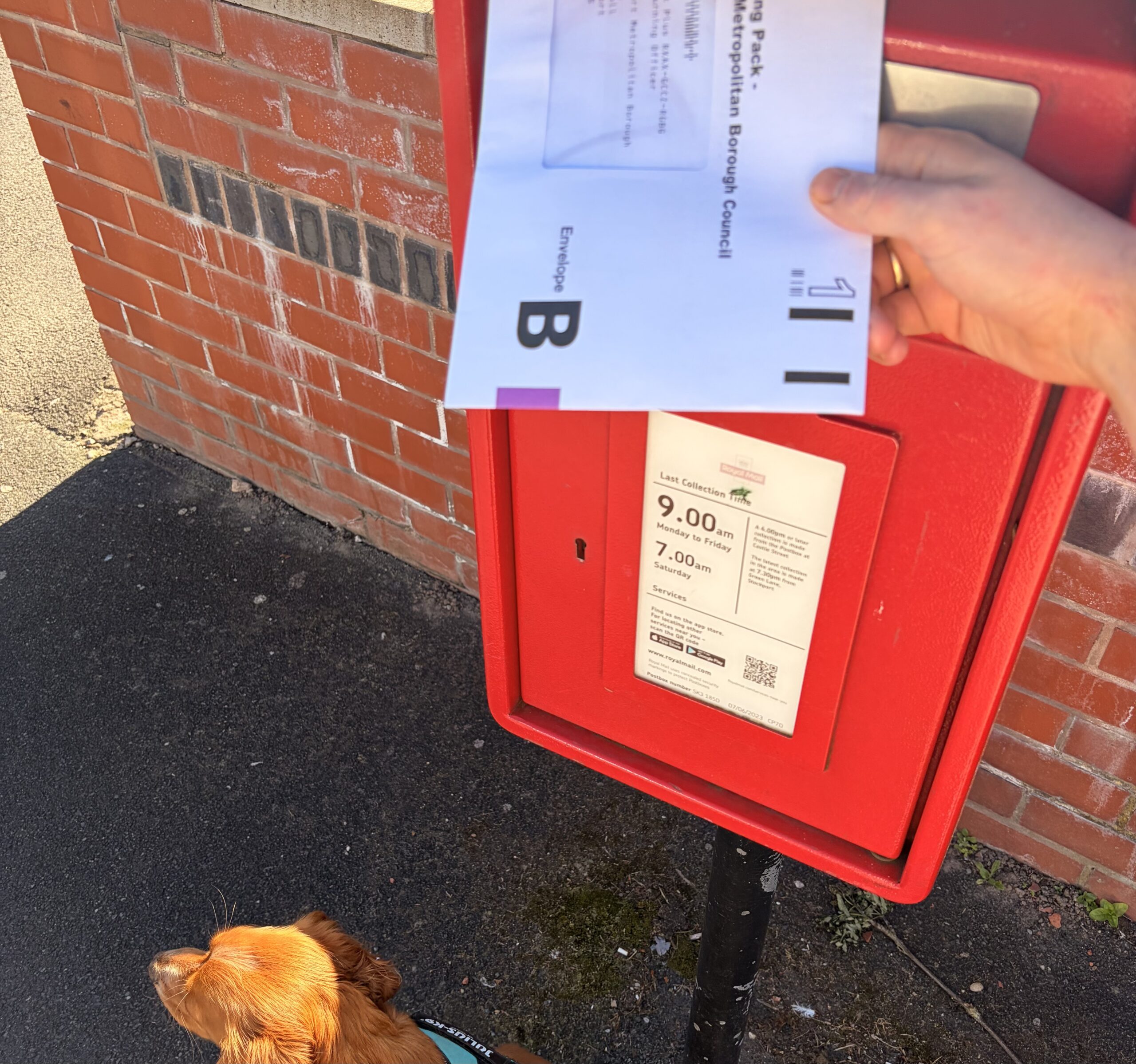 Is recruiting supporters as postal voters in your current work plan? 